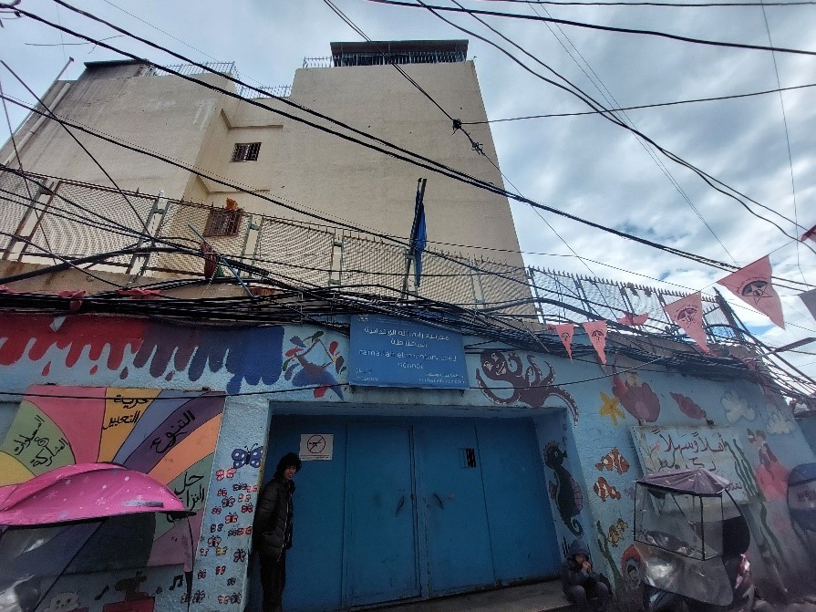 A school operated by UNRWA in Shatila camp © Dalia Ghanem