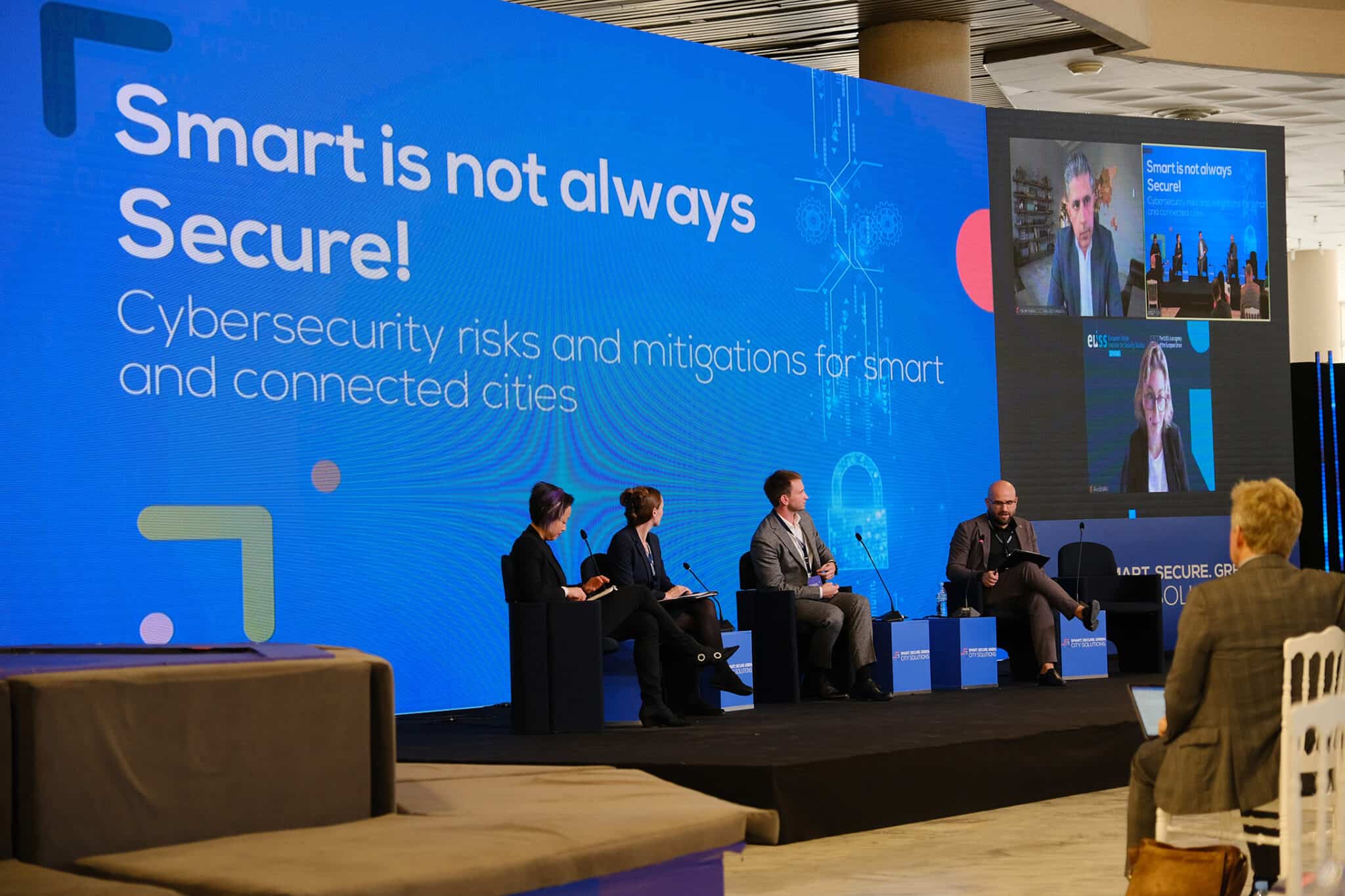Panelists on stage during conference ©AmCham Tirana Panelists on stage during conference ©AmCham Tirana