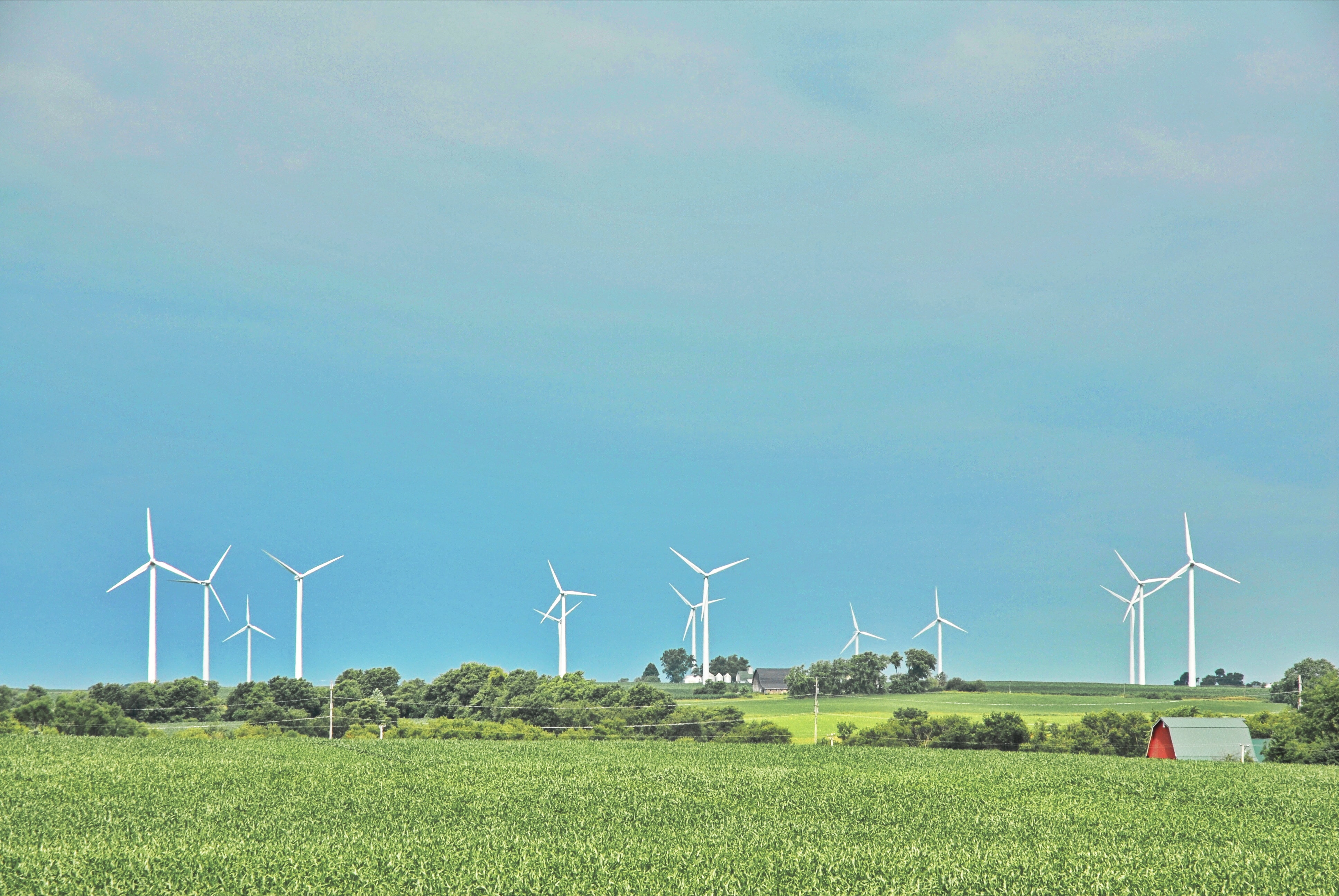 Image of wind turbines