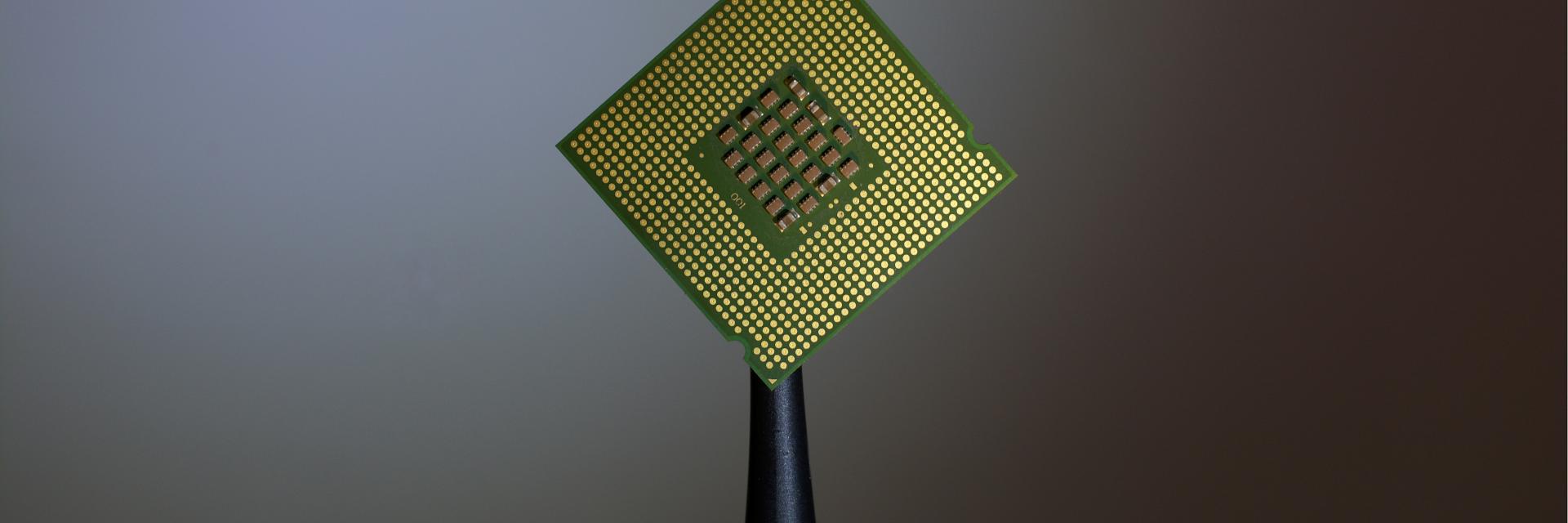 Image of a chip. Credit: Brian Kostiuk/Unsplash