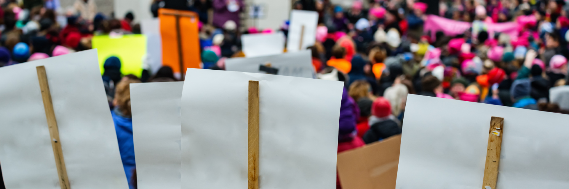 People protesting credit: Canva