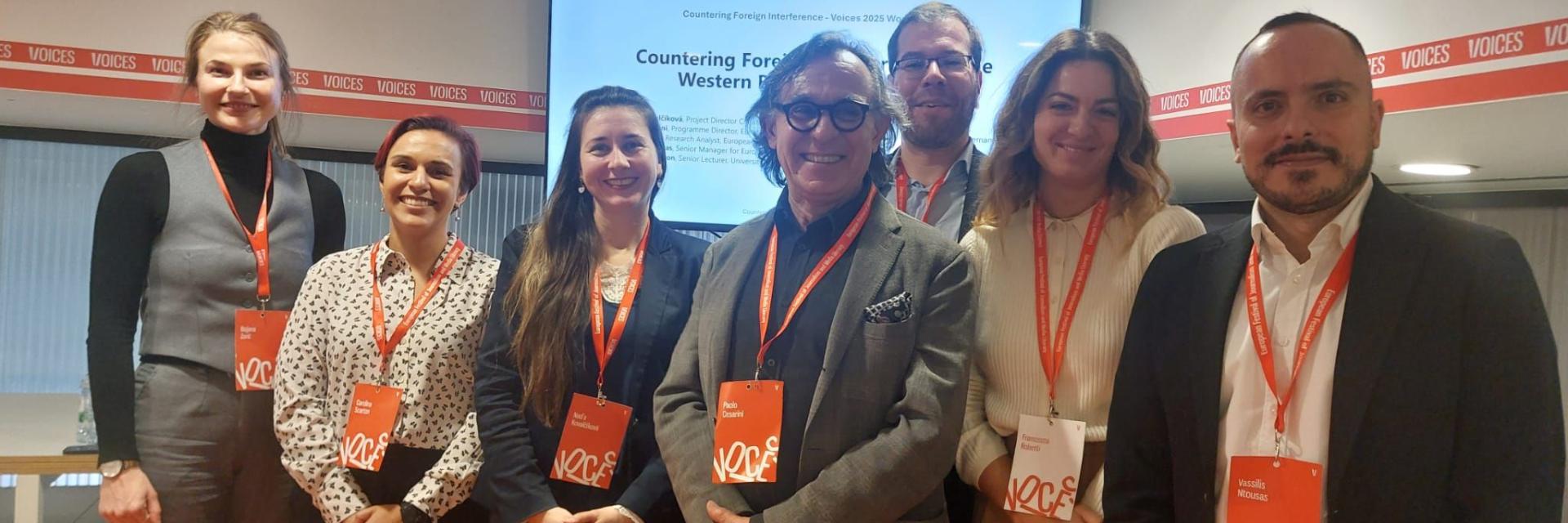 Photos of speakers of the workshop lined up. Credit: EUISS