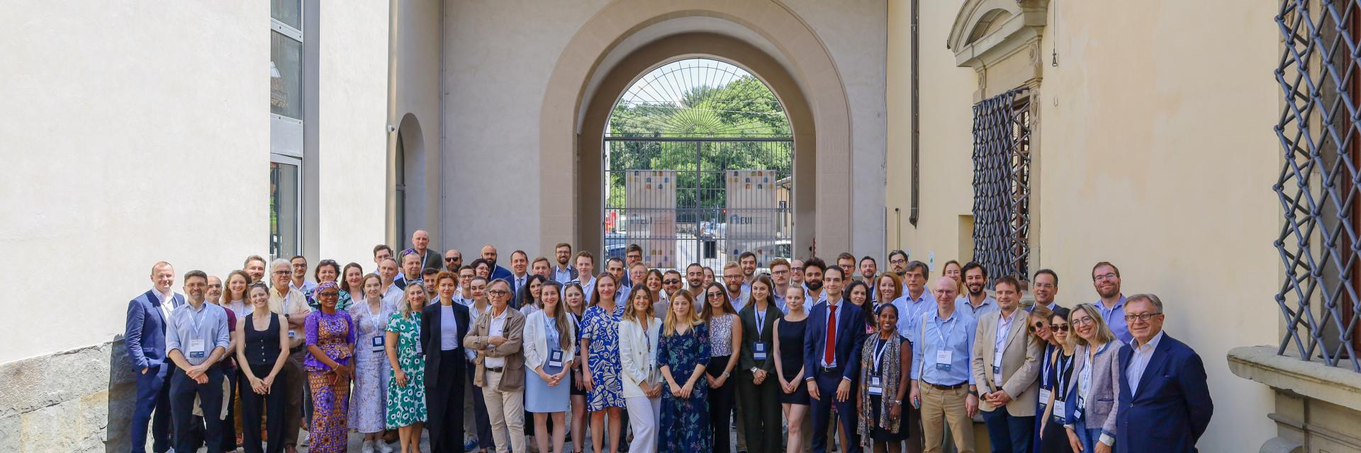 Group photo of CFI dialogue. Credit photo: EUI