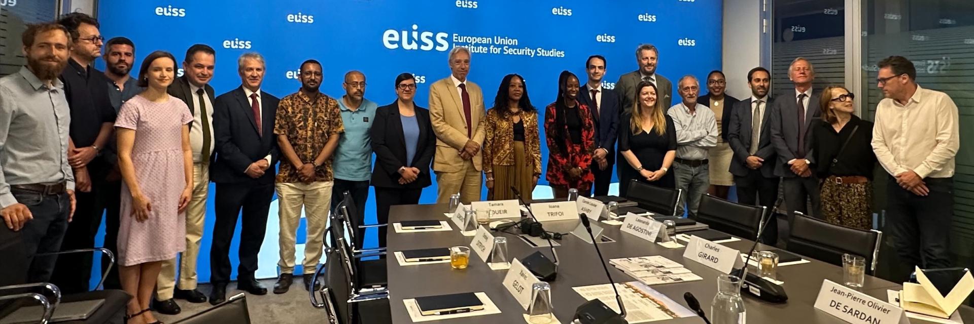 Participants at the EUISS roundtable 'Shifting Sands in the Sahel: EU's Strategic Options for a Renewed Approach'