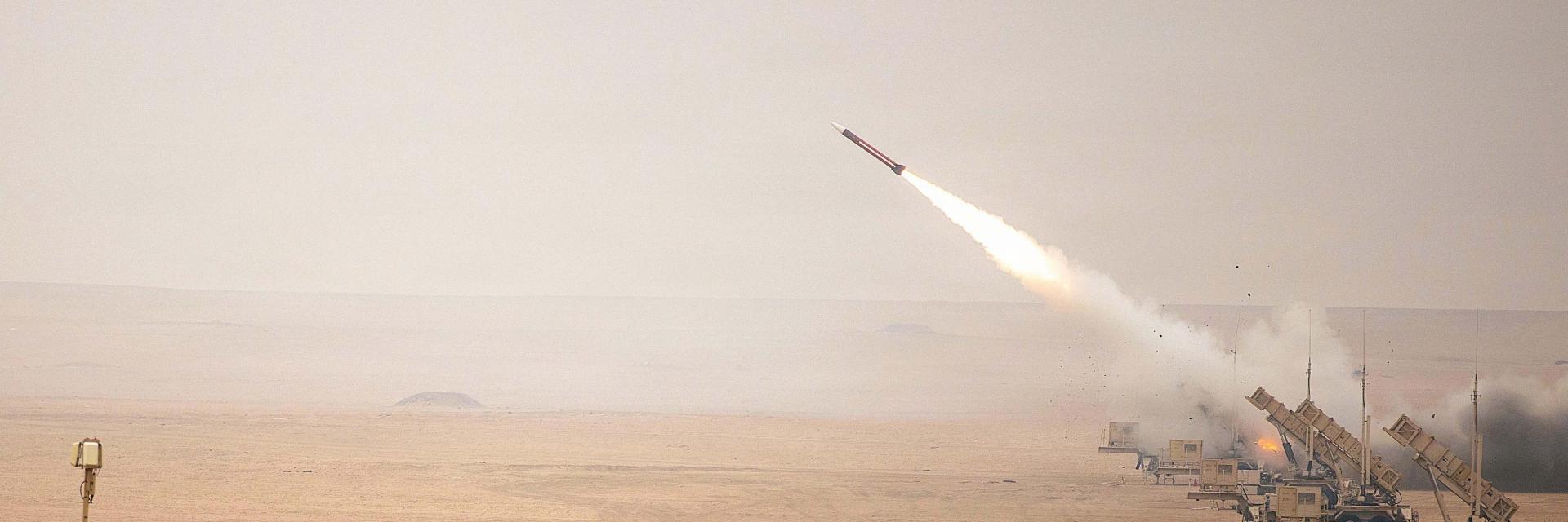US forces participate in a live-fire event with Patriot missiles during in Kuwait. Image credit to the US Department of War.