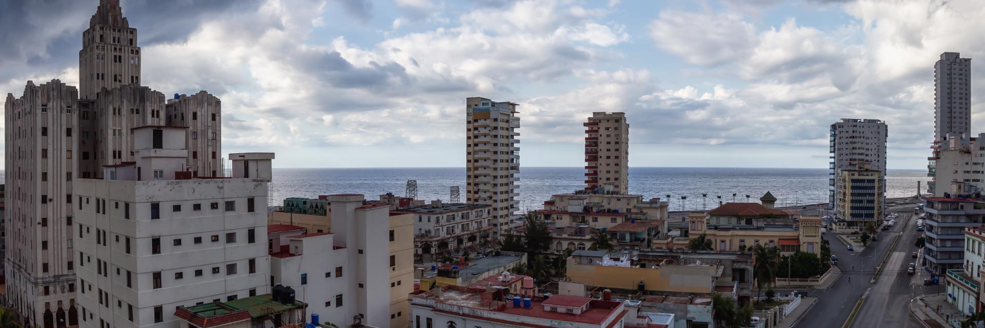 View of Havana under cloudy sky. Credit photo: Envato Elements