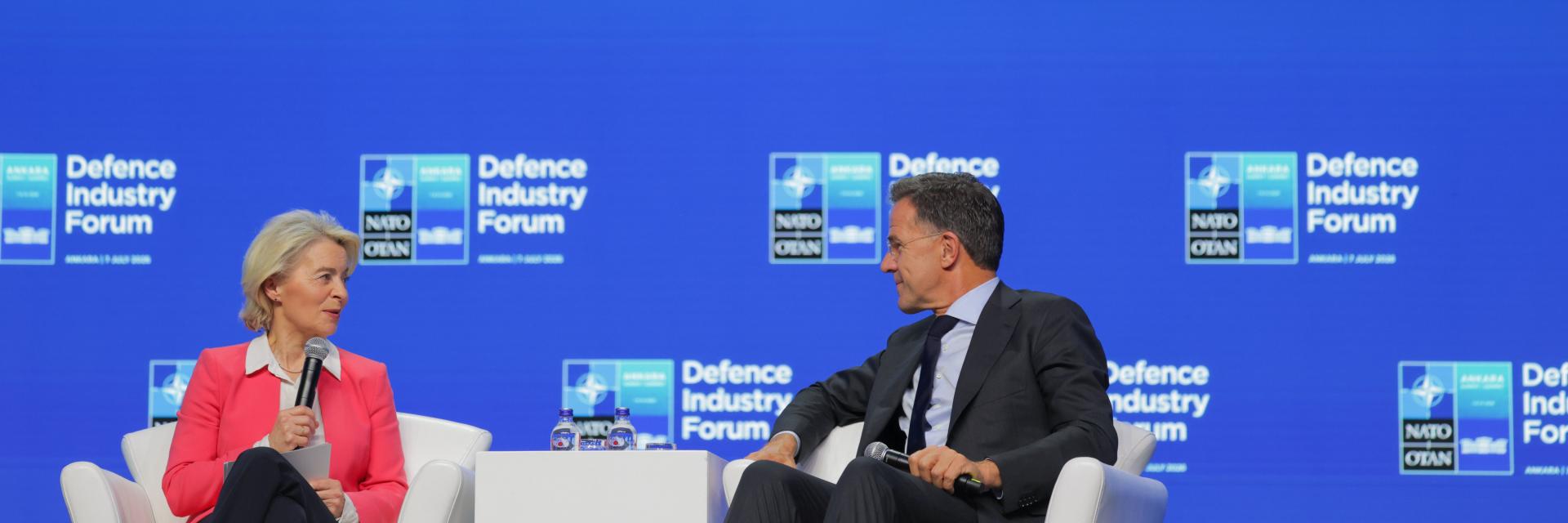 Ursula von der Leyen and Mark Rutte at the NATO Summit 2026. Image credit to the European Commission.