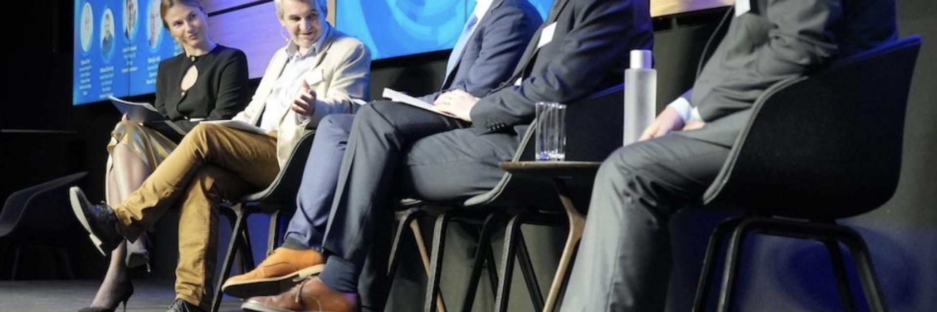 Image of panellists © European Cyber Agora