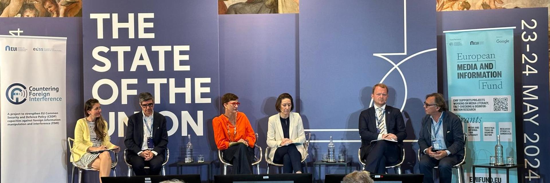 Image of panellists © EUI
