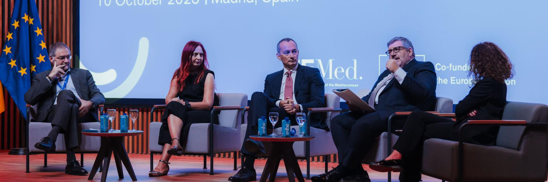 Image of panellists © EuroMeSCo