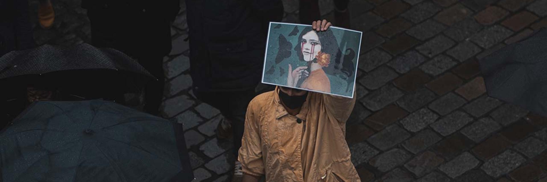 Image of an Iranian activist © Unsplash