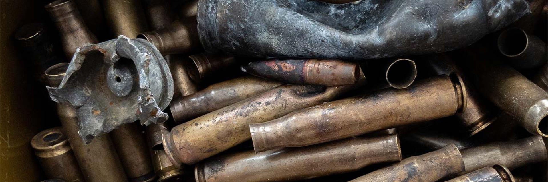 Image of spent bullets © Unsplash