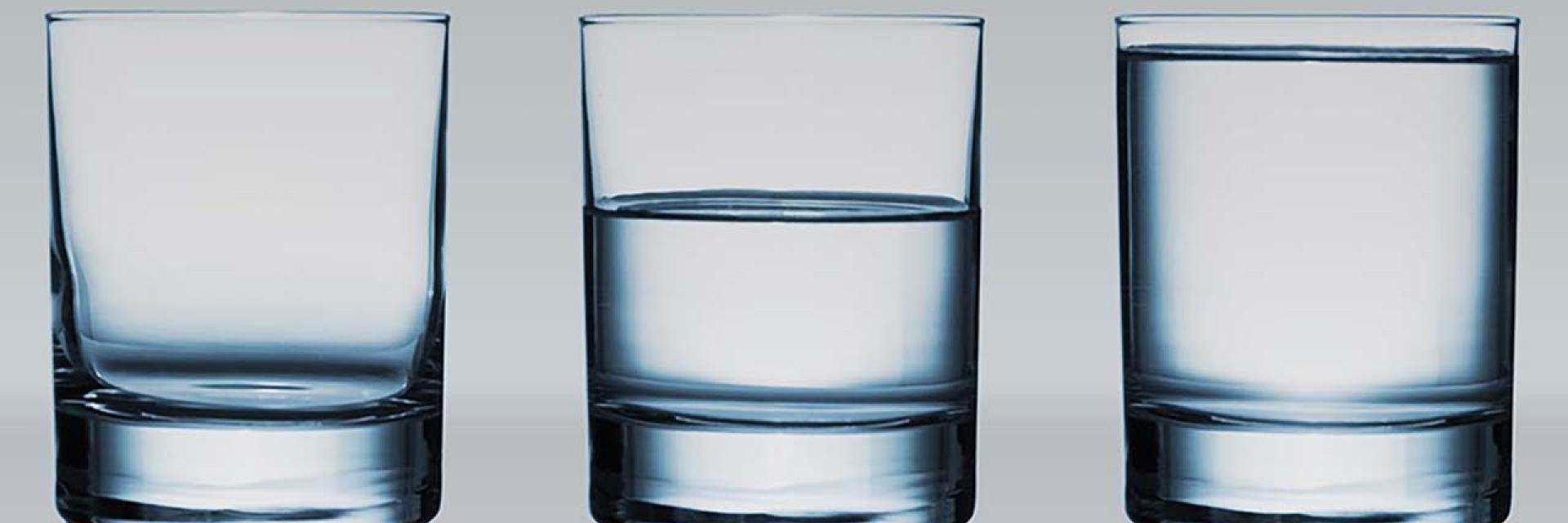 Abstract image of glasses filled with water © Envato Elements