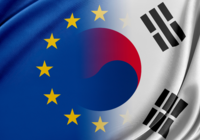 EU and Republic of Korea flags  © Getty images via Canva pro