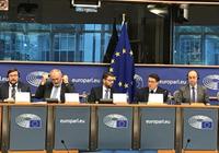 Photo of panel at European Parliament