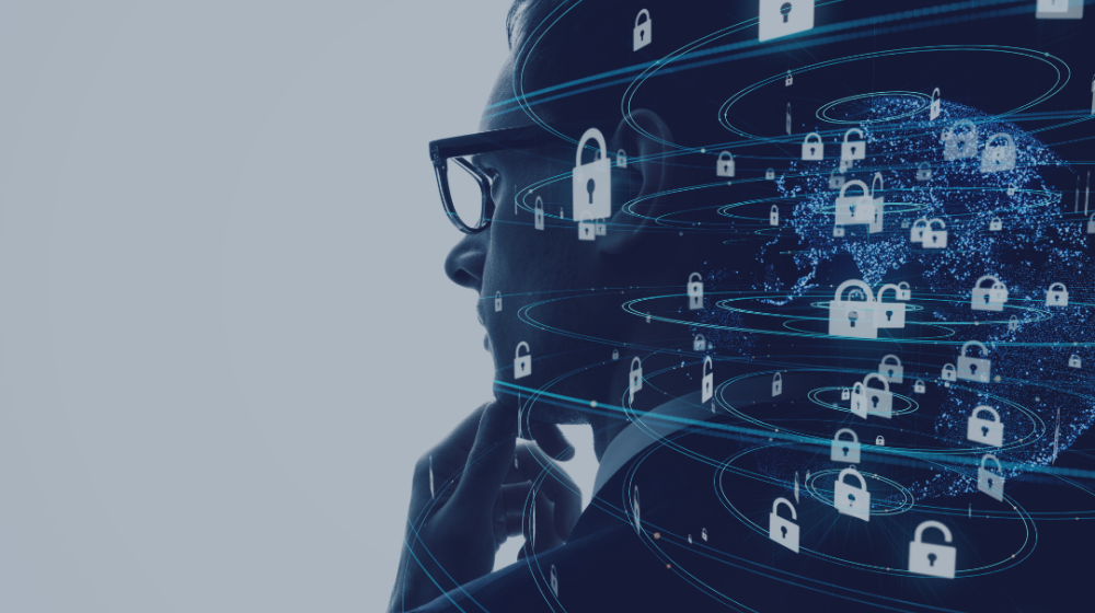 Abstract image of cyber