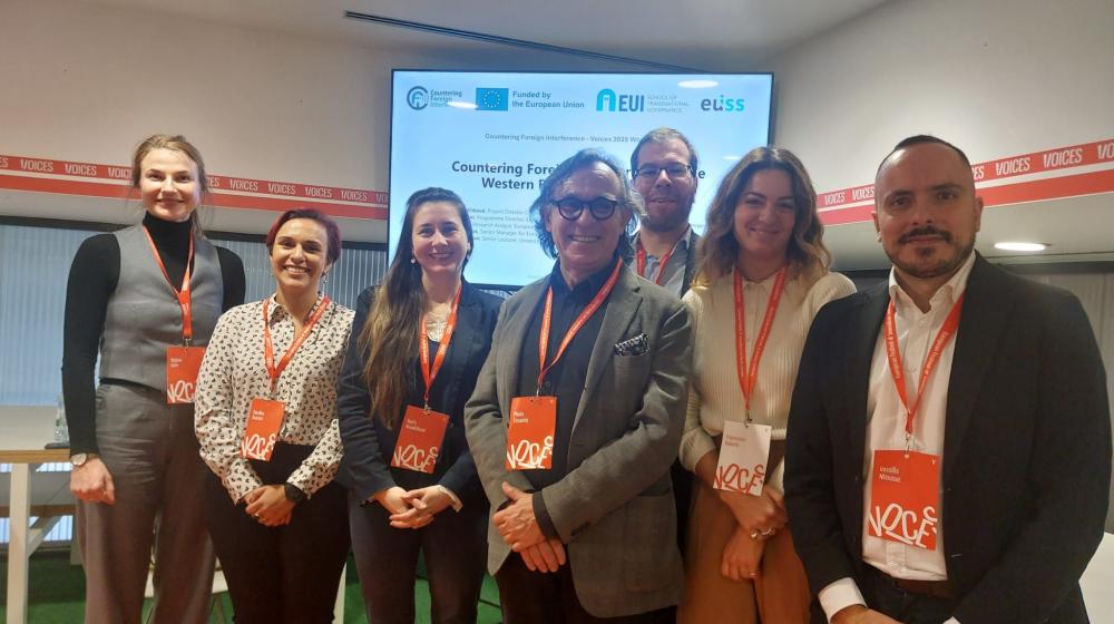 Photos of speakers of the workshop lined up. Credit: EUISS