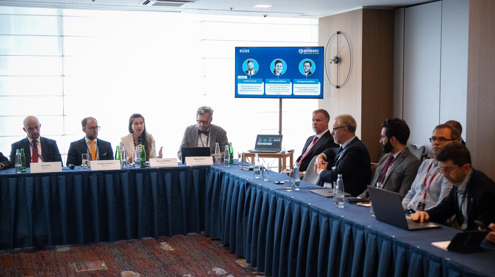 Picture of the EUISS side session at GLOBSEC Forum 2025 | © GLOBSEC
