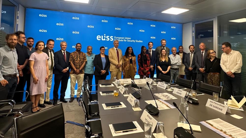 Participants at the EUISS roundtable 'Shifting Sands in the Sahel: EU's Strategic Options for a Renewed Approach'