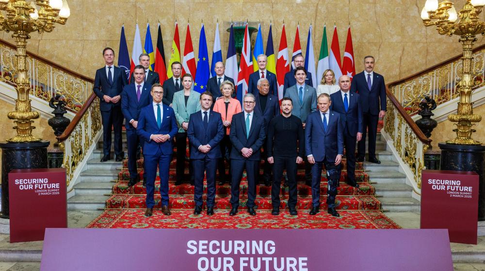 Europeans leaders in London. Copyright European Union 2025