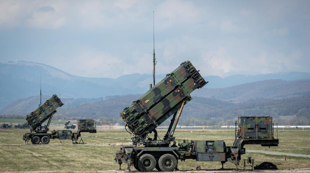 Patriot surface-to-air missile systems on an army base in Slovakia. Credit photo: NATO North Atlantic Treaty Organization, CC BY-NC-ND 2.0