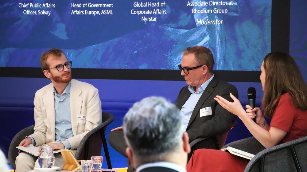 Picture of speakers at the panel discussion. Image credit to EUISS.