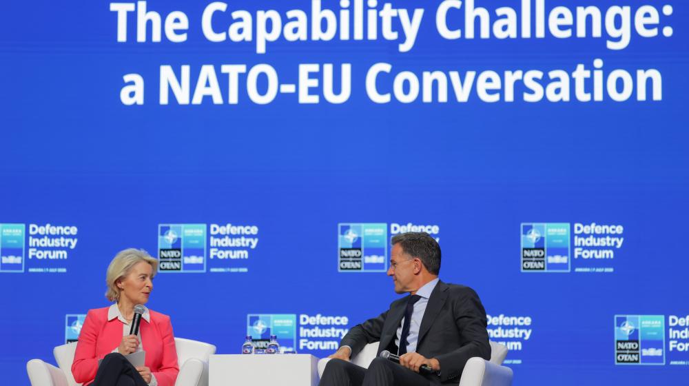 Ursula von der Leyen and Mark Rutte at the NATO Summit 2026. Image credit to the European Commission.