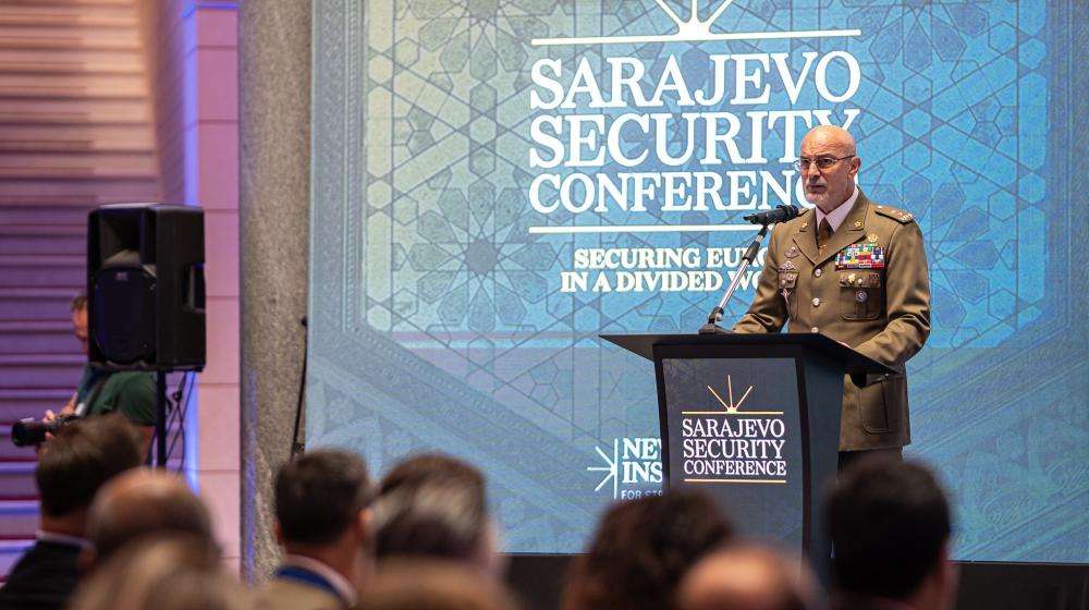 Major General Maurizio Fronda at the Sarajevo Security Conference