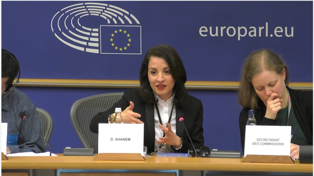 Dalia Ghanem on stage 