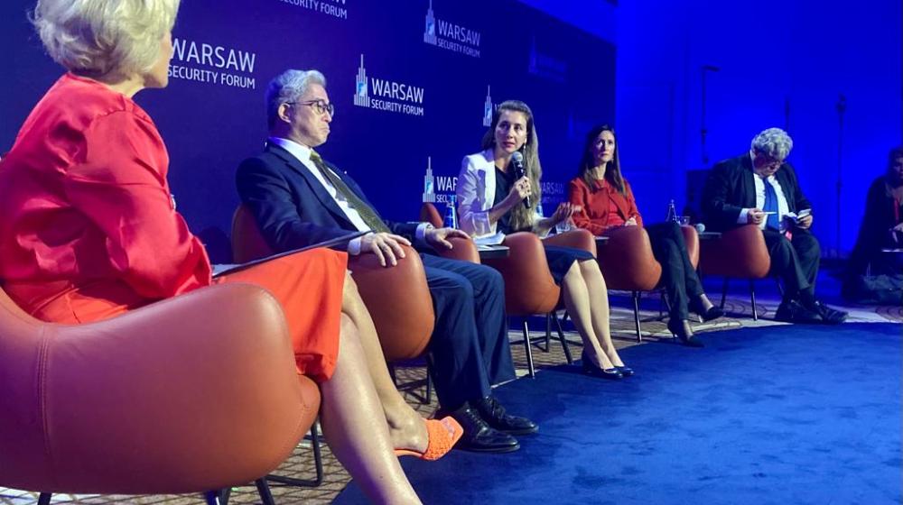 Image of Nad’a Kovalčíková at Warsaw Security Forum 2023 © EUISS