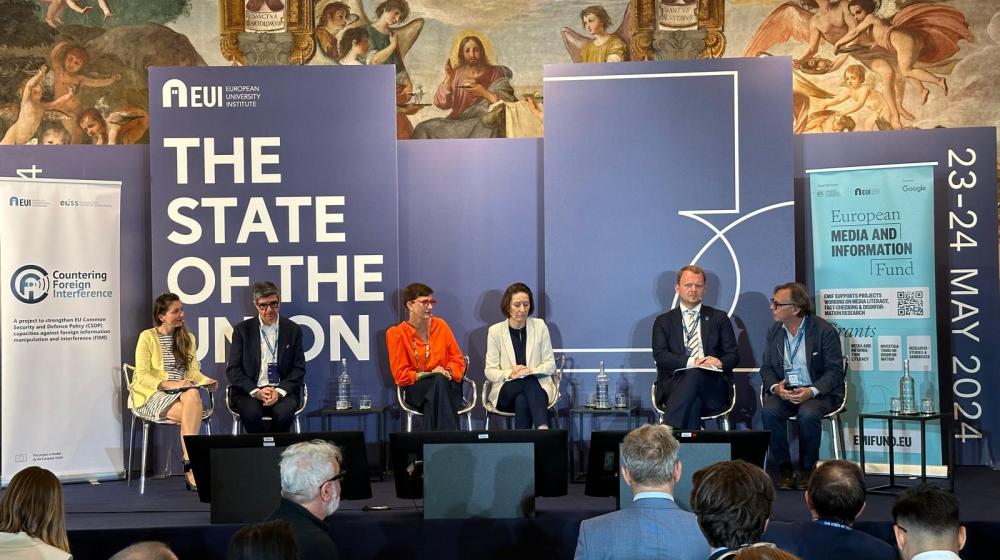 Image of panellists © EUI