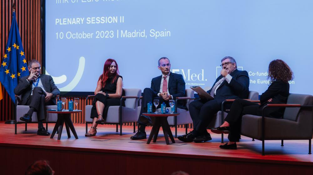 Image of panellists © EuroMeSCo