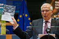 HR/VP Borrell holding EUISS publication 
