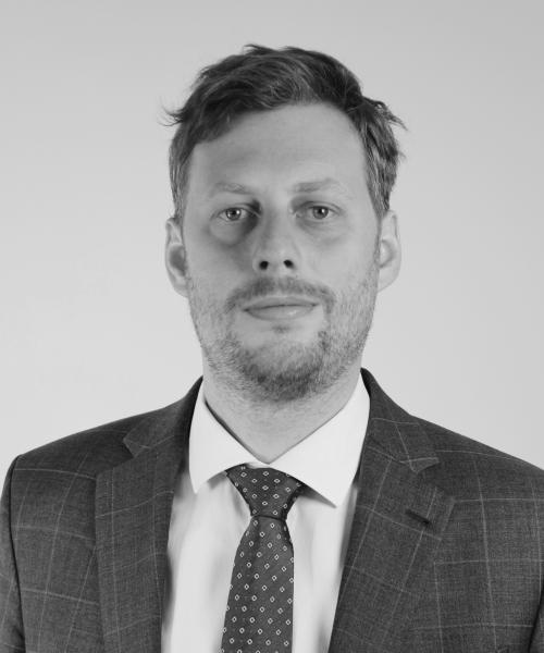 Black and white photo of Ondrej Ditrych