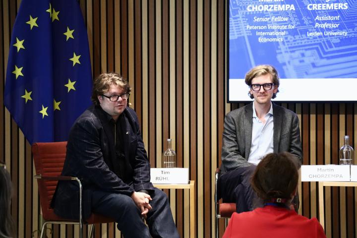 Picture of speakers at the panel discussion. Image credit to EUISS.
